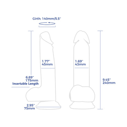 SILICONE HYPER REALISTIC DILDO