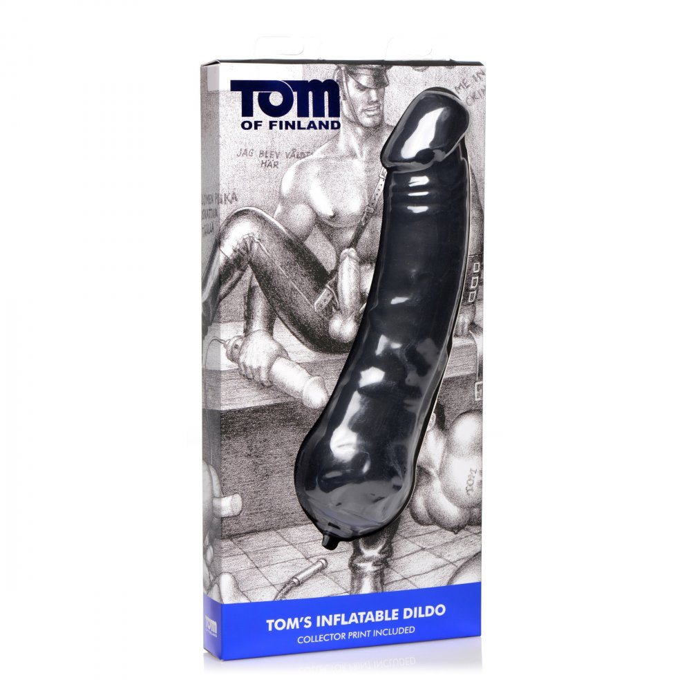 INFLATABLE SILICONE DILDO